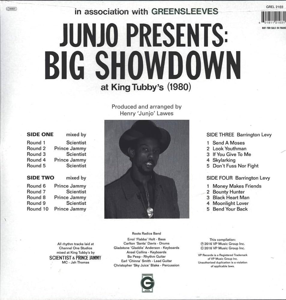 英2LP Roots Radics Junjo Presents: Big Showdown (2LP) GREL2103 Greensleeves 未開封 /00520 英2LP Roots Radics Junjo Presents: Big Showdown (2LP